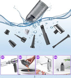 Tiiyee Car Vacuum Portable Cordless, Handheld Car Vacuum 16000PA High Power 4 in 1 with Dust Collection Filter Multi Nozzles Brushless Motor Type-C Charge for Home Office Keyboards Pet Hair