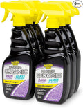 Invisible Glass 92183-6PK Hybrid Ceramic Rain Repellent and Glass Cleaner – Cleans & Protects Car Windows and Windshields with Long-Lasting Water-Repellent Si02 Technology – 16 fl oz (Pack of 6)