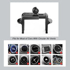 Air Vent Clip for Car Phone Holder Mount, Sturdy Vent Grip for Wireless Car Charger with Circular Air Vents -Only for Replace