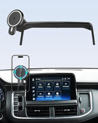 PZK Car Phone Mount for 2021-2024 Chevy Chevrolet Tahoe/Suburban/GMC Yukon/GMC Yuhon XL LT/Z71/RST/High Country Accessories 10.2-inch Screen Magnetic 15W Fast Wireless Charger Car Phone Holder