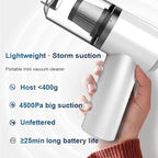 Portable car Vacuum Cleaner 45W/4500Pa, Suitable for Interior Cleaning of Cars, Dry and Wet Dual-Purpose, Strong Suction Power, Long Running time, Portable and Easy to use
