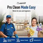 Nanoskin EXTRACTOR SHAMPOO Low Foaming Carpet Cleaner 16 Oz. - Machine Use Upholstery Cleaner, Stain Remover & Odor Eliminator on Rug Car Upholstery Carpets | For Automotive, Home, Office & More