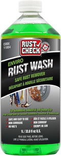 Enviro Rust Wash – Heavy Duty Iron Remover for Car Rims & Wheels – Metal Decon for Brake Dust and Oxidation – Safe on Stainless Steel & Motorcycle Use - Liquid - 33.8 FL OZ - Bottle