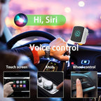Wireless CarPlay Adapter & Android Auto (2-in-1) - Mini USB/USB-C Adapter Converts Wired to Wireless, Plug & Play, Stable Lag-Free for iPhone & Android (2026 Upgraded)