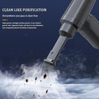 Handheld Cordless Vacuum, 3-Color Light, 8000PA, 3-in-1 car Cleaner with LED Display, 6000mAh, Rechargeable mini, Suitable for Cleaning Cars, Stairs, Sofas, and pet Corners