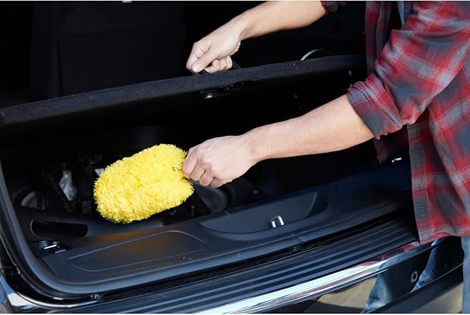 Armor All Car Interior Duster, Scratch-Free Microfiber Car Duster with Handle, , 1 Pack