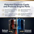 Tri-Ex2 10W-30 Full Synthetic Motor Oil – Patented Ceramic Coating – Reduced Friction - More Power - Fuel Economy - Extended Engine Life (1 Gallon)