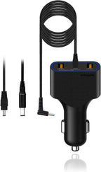 BatPower 120W DC CAR Charger for HP Laptop Car Charger Vehicle Charger DC 12v-24v Auto Adapter