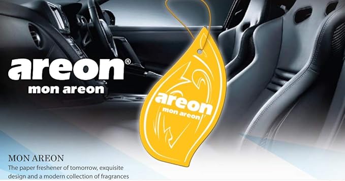 AREON MON MA19 Long Lasting Hanging Best Car Air Freshener Lilac Scent, 12 Pack