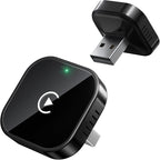 Teeran Wireless CarPlay Adapter for iPhone (2026 Upgraded), Mini Plug & Play for Cars with Factory Wired Apple CarPlay, Fast & Stable Connection, Easy Setup, Wide Vehicle Compatibility (Black)