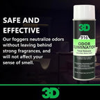 3D Odor Eliminator Total Release Fogger, Powerful Air Freshener and Odor Control, Aerosol Bomb Neutralizes Unwanted Smells in Home Office RV, Cucumber Melon Scent, 5 oz