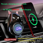 Car Phone Holder Mount Wireless Charging Auto Clamping with Rotatable Vent Clip Cute Demon for iPhone Samsung Galaxy Andriod Phone