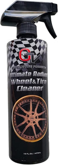 GV Automotive Products Ultimate Radiant Wheel Cleaner - Chrome Rim & Wheel Cleaner Spray – Safe, Ready To Use, Polishes, Shines & Removes Brake Dust – Professional Car Detailing Formula - 16oz