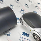 3M Car Wrap Roll 2080 Matte Deep Black | M22 | (5ft x 25ft (125 Sq/ft)) | Automotive Vinyl Wrap for Cars - Car Interior Wrap & Exterior | w/Free Instawraps Pro Glove