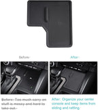 CDEFG 2024 2025 Land Cruiser Center Console Wireless Charging Protective Mat for 2024 2025 Toyota Land Cruiser Prado 250 J250 LC250 Accessories Silicone Non-Slip Pad (Only for Left-Hand Drive)