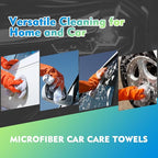 HOMEXCEL White Microfiber Cleaning Cloth 20 Pack 11.5 x 11.5 inch Microfiber Towels for Cars Ultra Absorbent Car Washing Cloth Lint Free Streak Free Cleaning Rags for Car, Kitchen Window