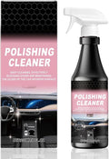 Car Interior Cleaner, 2026 New Polishing Cleaner Car Interior, Cleans & Protects Leather, Vinyl, Plastic, Rubber, Glass with a Streak-Free Finish, Polishing Cleaner Detailer Spray for Vehicle (1pcs)