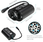 AZIMOM Mini 6W 500pcs Twinkle Fiber Optic Starlight Headliner Kit for Car Home 0.03in 9.8ft End Glow Fiber Strands Sound-Activated APP& Remote Control Starlight Engine