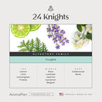 AromaPlan Hotel Scents 24 Knights 5 Fl Oz (2 Pack), Luxury Aroma & Hotel Fragrance Diffuser Oil- Hotel Diffuser Oil for Aromatherapy- USA Made, Bigger Bottle, Bolder Aroma & Longer Lasting