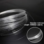 AZIMOM PMMA Plastic End Glow Fiber Optic Cable 0.25mm(0.01inch) 100m(328ft)/Roll for Star Sky Ceiling All Kind Led Light Engine Driver Source