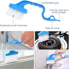 18Pcs Crevice Gap Cleaning Brush,Door Window Track Groove Corner Crevice Cleaning Brushes for Cleaning Window Grooves, Bathroom, Toilet Corner, Kitchen, Faucet, Sink (18Pieces)