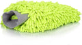 Set of 6 - Dafna Chenille Microfiber Premium Scratch-Free Wash Mitts Green