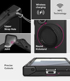 Ringke Alles Pro for Samsung Galaxy Z Fold 7 Case [Compatible with MagSafe] Hinge Protection Powerful Magnet Shockproof Cover with 360° Rotating Kickstand - Black