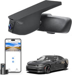 Front 4K & Rear 1080P Dash Cam Custom Fit for Dodge Charger 2015 2016 2017 2018 2019 2020 2021 2022 2023(Model A),GT R/T SRT Hellcat Widebody SXT Scat Pack,Integrated OEM Look,WiFi & App,128GB Card