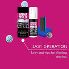 Car Interior Cleaner By, Convenient to Use, Fits All Car Interior Materials(2set)