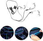 Alipis 3pcs Car Led Lights Ambient Lighting for Car Interior Under Kit High Brightness USB-Powered Easy to Install