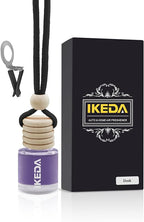 Ikeda Car Air Freshener: Hanging Car Smell Air Freshener | 10ml Hanging Car Perfume | Long Lasting Fragrance | Strong Scents Diffuser for Auto Home (Black ice|Circular)
