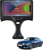 Wireless Car Charger for BMW 2 Series (2022-2024), i3/3 Series (2020-2024), i4/4 Series (2021-2024) with 27W USB & Type-C Center Console Accessory Panel, Fast Charger for i-Phone Sam-Sung