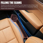 2PCS Car Seat Gap Filler Organizer, Console Side Organizer, Seats Gap Organizer with Phone Holder, Multifunctional Car Seat Filler Gap Space Prevents Things Dropping for Most Vehicles (Red)