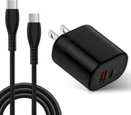 Fast Phone Charger for Samsung Galaxy Z Flip 7 FE 6 5 4 3, Z Fold 7 6 5 4 2 5G, Z Trifold, Tri Fold, Fast Charging Block for S25 Edge S25+ S24 S23 S22 S21, Wall Power Adapter with USB C to C Cable