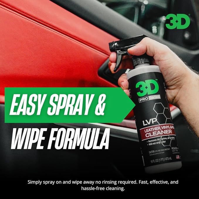 3D Orange Degreaser + LVP Interior Cleaner – Dual Surface Car Cleaning Kit for Interior & Exterior Grime