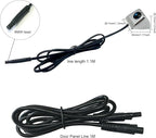 Blind Spot Camera with 5” BSD Monitor Kit, HD 1080P Monitor Side View Camera Kit, Door Tape Mounted Blind Spot Cam Silver