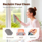 Magic Window Track Cleaner, Window Groove Cleaning Brush Tools Set, Cleaner Brushes for Window lides Gaps Tile Lines Shutter Slats Car Vents & Narrow Gaps (6PC)
