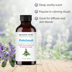 Majestic Pure Essential Oil with Glass Dropper - 100% Pure and Natural - Essential Oils for Diffuser, Aromatherapy, Soap and Candle Making, Patchouli Essential Oil, Patchouli Oil, 1 Fl Oz (Pack of 2)