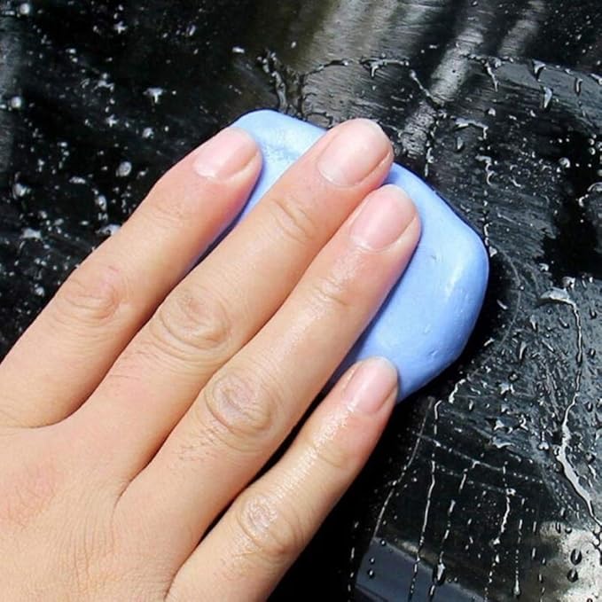 5PCS Car Cleaning Clay Bar,Auto Detailing Clay Bar Car Detailing Clay Bar Washing Adsorption Capacity Car Wash Cleaner Tool Clay Bar,Blue