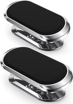 2 Pack Magnetic Phone Holder for Car, Upgrade Magnet - 360 Rotation and Easy Installation, Compatible with All Smartphones,Dashboard Car Phone Holder,Must be Used Together with Iron Sheets