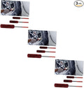 Unomor 9pcs Wheel Tire Cleaning Brush Soft Detail Brushes for Car Wash Bendable Rim Cleaner Tools Design Multipurpose Vehicle Wash Supplies