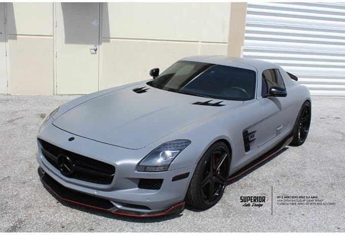 3M Car Wrap Roll 2080 Satin Battleship Gray | S51 | (5ft x 15ft (75 Sq/ft)) | Automotive Vinyl Wrap for Cars - Car Interior Wrap & Exterior | w/Free Instawraps Pro Glove