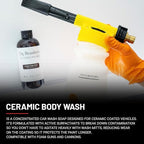 Dr. Beasley's Ceramic Body Wash 1 Gallon - Elite Car Care for Ceramic Coated Vehicles, Breaks Down Contaminants, Ultra Concentrated, Enhances Gloss & Reflectivity