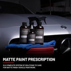 Dr. Beasley's Matte Paint Prescription Detailing Kit with Accessories Included, Designed for Matte Cars and Motorcycles, 100% VOC Free, 2 Years of Protection, 40 Ounce