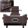 2025 New Back Seat Car Organizer, Multifunctional Seat Back Storage Box, Universal Car Tissue Holder, Five-in-one Multifunctional Storage Box (Brown)