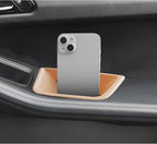 LUWU Door Tray Organizer Compatible with 2015-2025 Porsche Macan S/T/GTS Accessories Center Console Organizer Armrest Console Storage Box Insert Tray ABS Material Beige 4PCS (Not for Macan EV)
