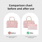 DGAZ Silk Purse Organizer Insert Fits LV Speedy 16/20/25/30/35/45 bags，Silky Smooth Bag Organizer，Luxury Handbag & Tote Shaper（Pink，SP30）