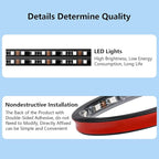 Interior car Lights,Ambient Lighting car Interior,car footwell Lights, APP Control 16 Million Colors Music Sync, DIY Mode Multicolor LED Interior Lights for Cars, Trucks, SUVs, 5V USB Power