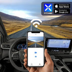 Fitcamx Front 2K+Rear 1080P Dash Cam Adapts for Toyota Sienna 2021-2026 LE Limited XLE Platinum XSE (XL40), OEM Factory Style, Dual HD Video, WiFi & APP, Loop Recording, Gravity Sensor, 64GB Card