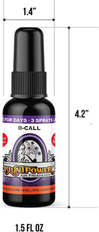 BluntPower (B-Call, 1 Pack) Concentrated Air Freshener for Room and Car Spray - Oil-Based Diffuser Spray Bottle - Long-Lasting Bathroom Spray, Car Freshener, & Odor Eliminator Spray